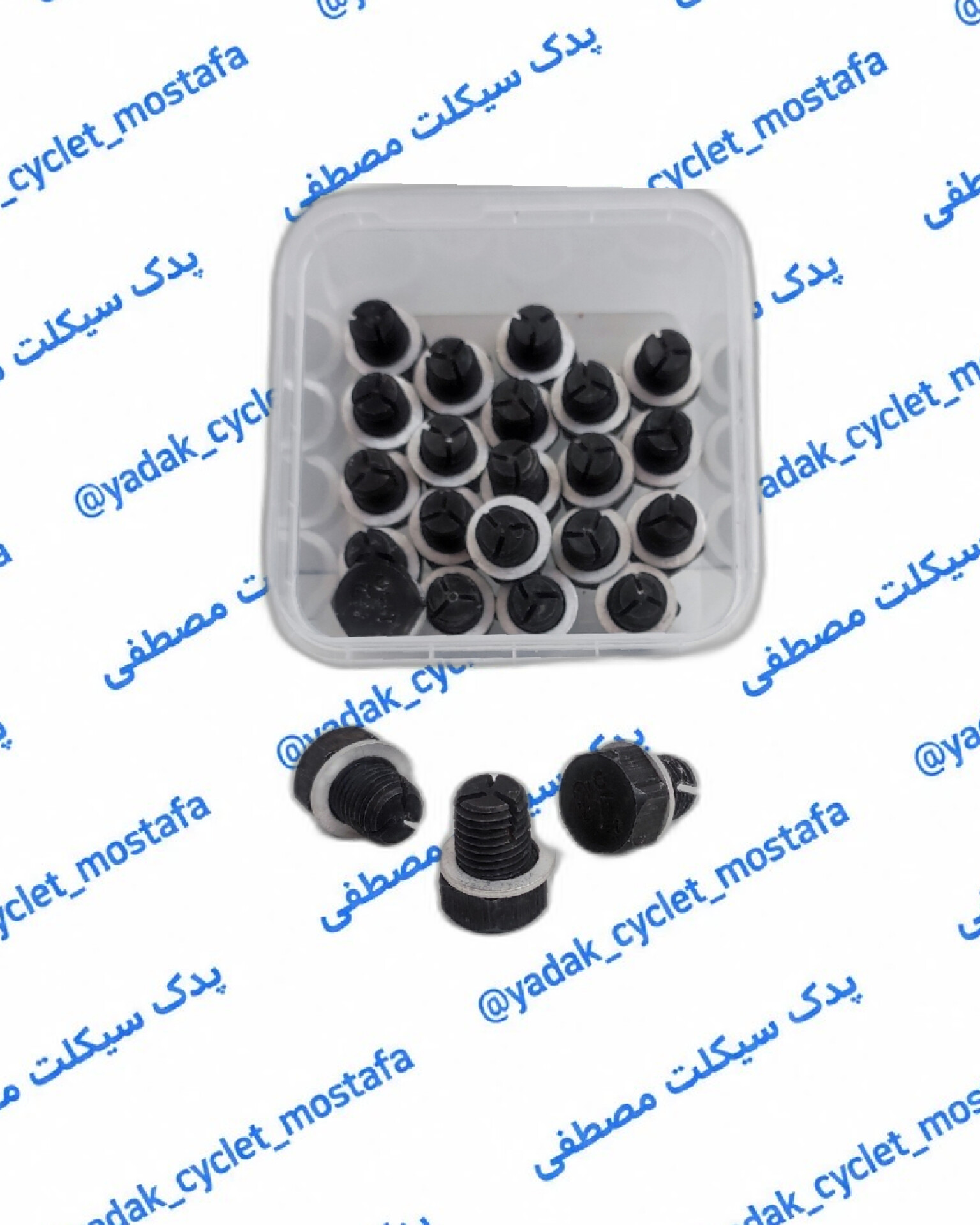 پیچ قلاویزی مهره روغن